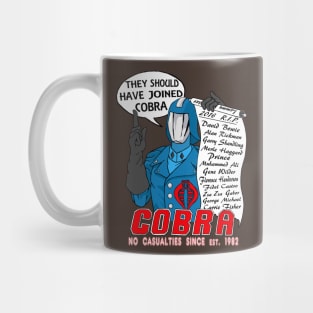 R.I.P. 2016 - Join Cobra - No Casualties Since est. 1982 Mug